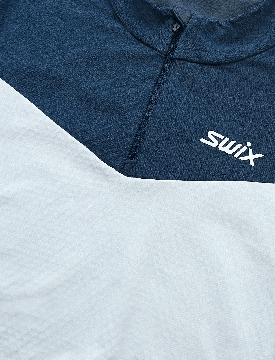 Swix - Nordic Midlayer W - langarmshirts - 71022-ballad blue - 2