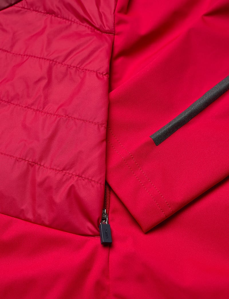 Swix - Nordic Warm Hybrid Jacket W - outdoor jacken - 94306-rhubarb red/swix red - 3