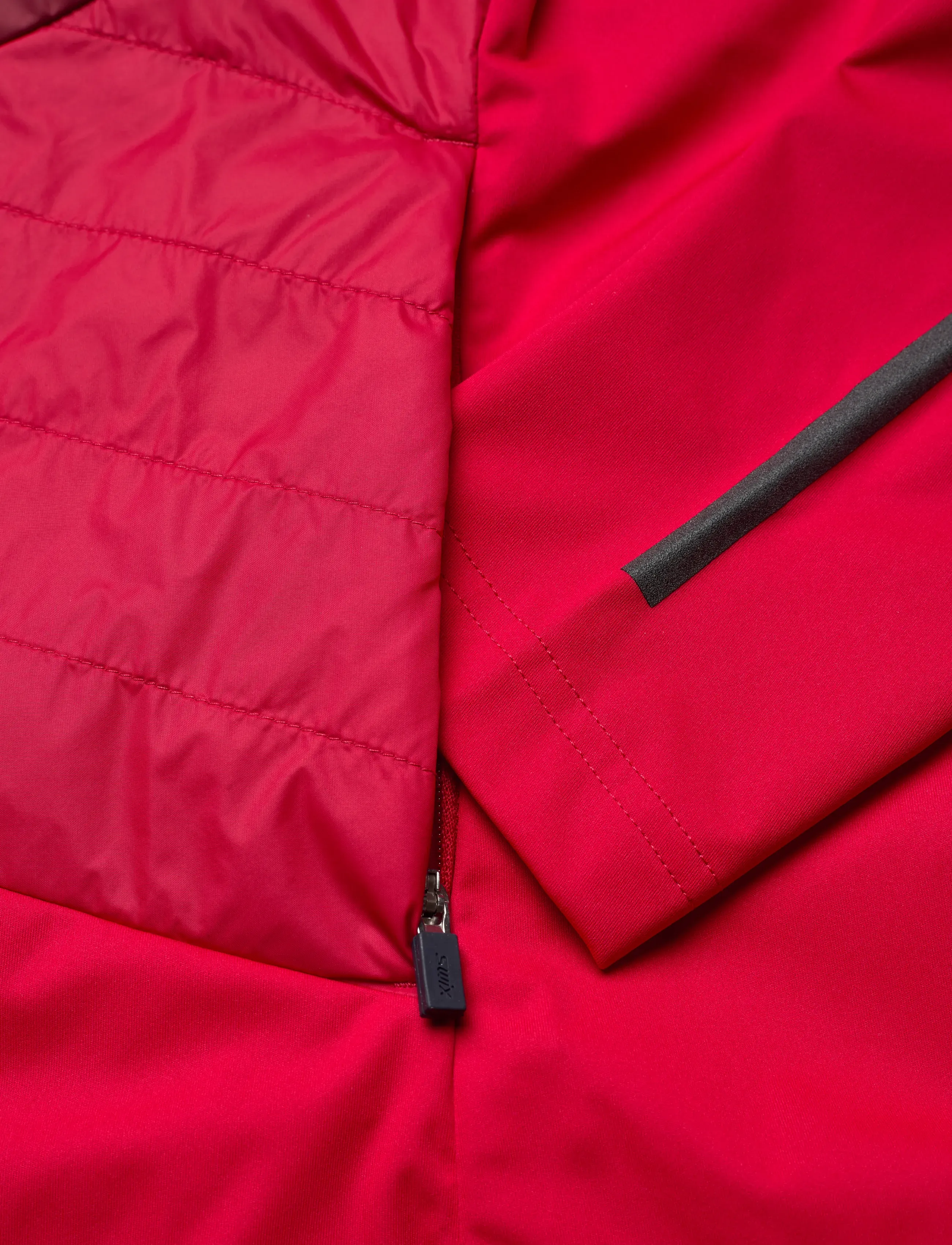 Swix - Nordic Warm Hybrid Jacket W - casual jackor - 94306-rhubarb red/swix red - 3