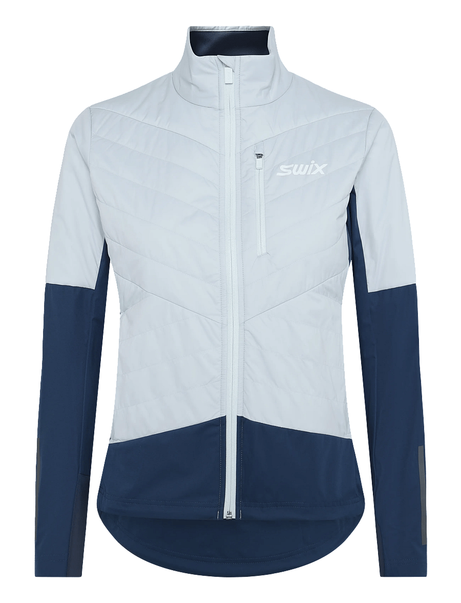 Swix - Nordic Warm Hybrid Jacket W - ski-kleidung - 71022-ballad blue - 0