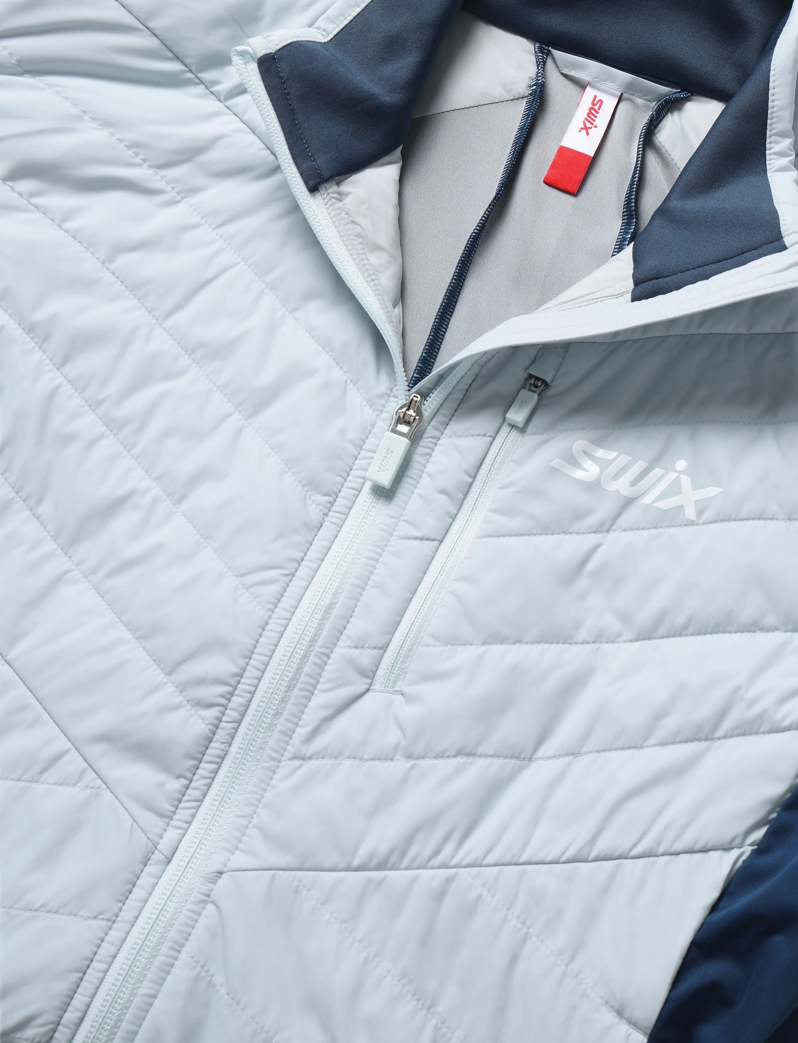 Swix - Nordic Warm Hybrid Jacket W - ski-kleidung - 71022-ballad blue - 2