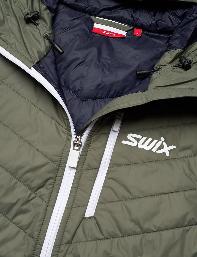 Swix - Nordic Insulate Jacket W - skidkläder - 48104-olive/ dark navy - 2
