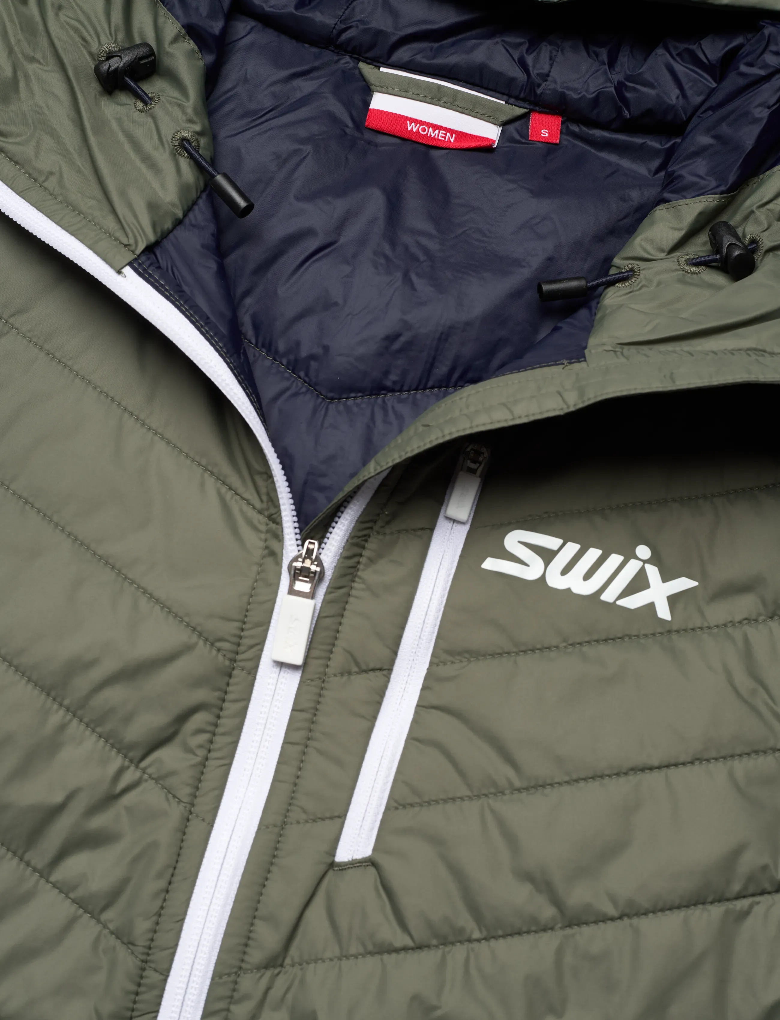 Swix - Nordic Insulate Jacket W - casual jackets - 48104-olive/ dark navy - 2
