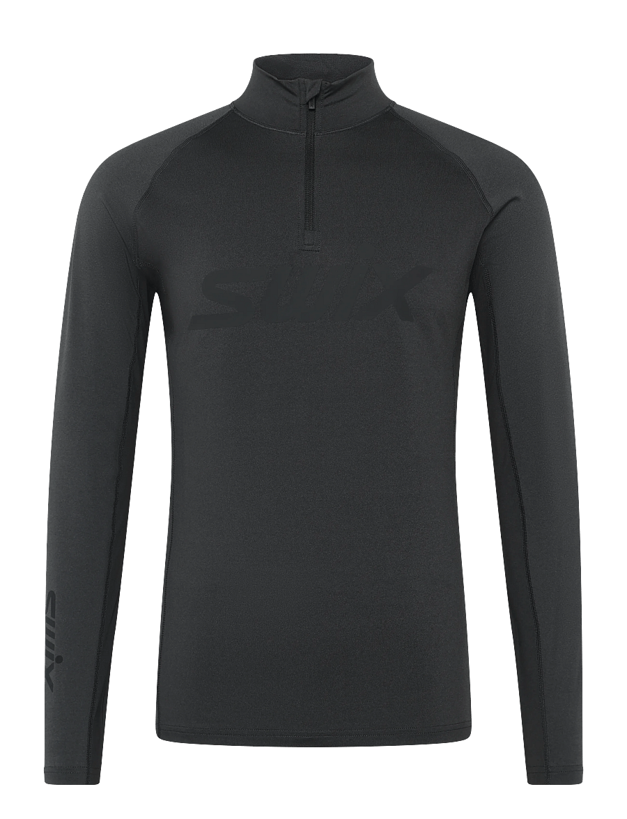 Swix - RaceX Dry Half Zip M - funktionsunterwäsche - oberteile - 10150-black/phantom - 0