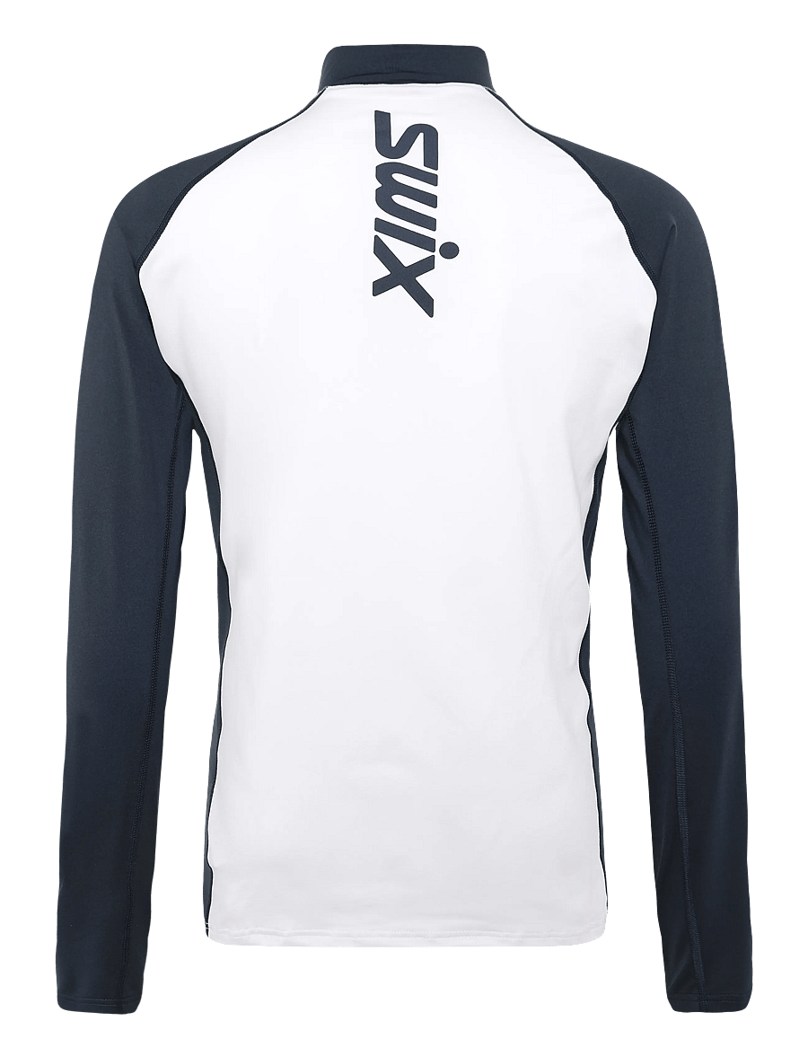 Swix - RaceX Dry Half Zip M - 20000-bright white/ dark navy - 1