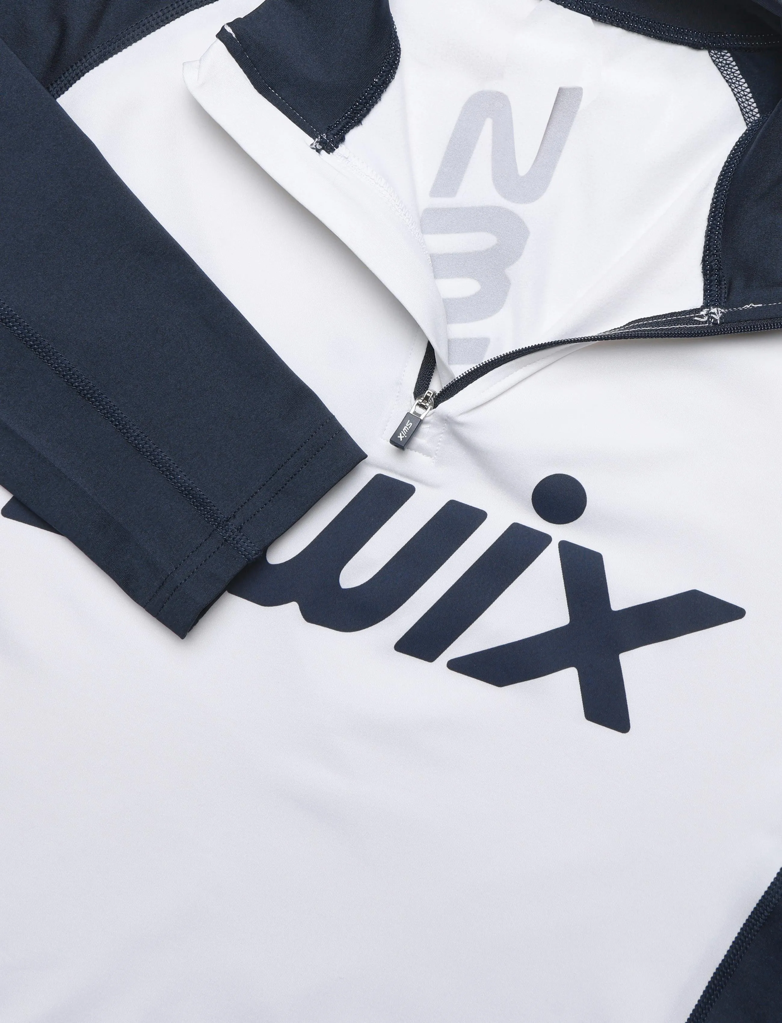 Swix - RaceX Dry Half Zip M - 20000-bright white/ dark navy - 2