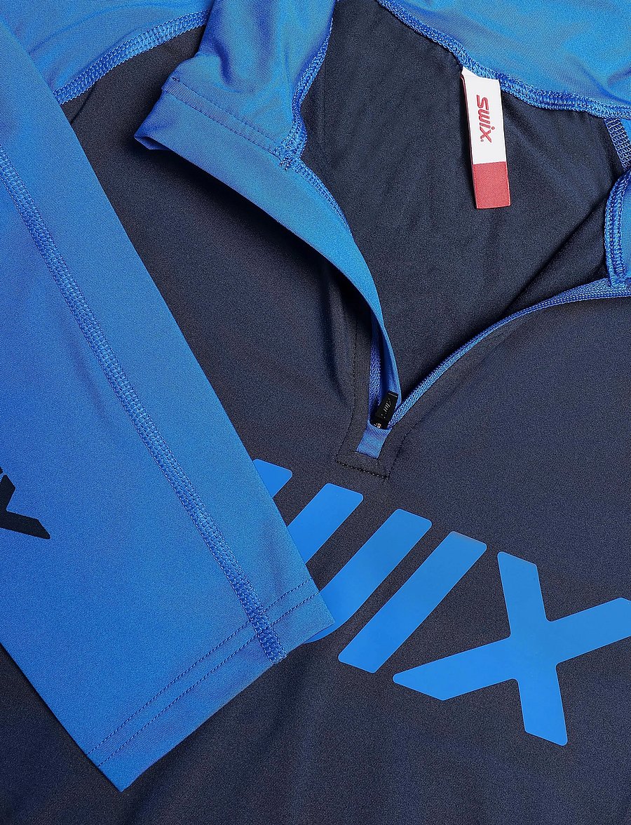 Swix - RaceX Dry Half Zip M - 70750-active blue - 2
