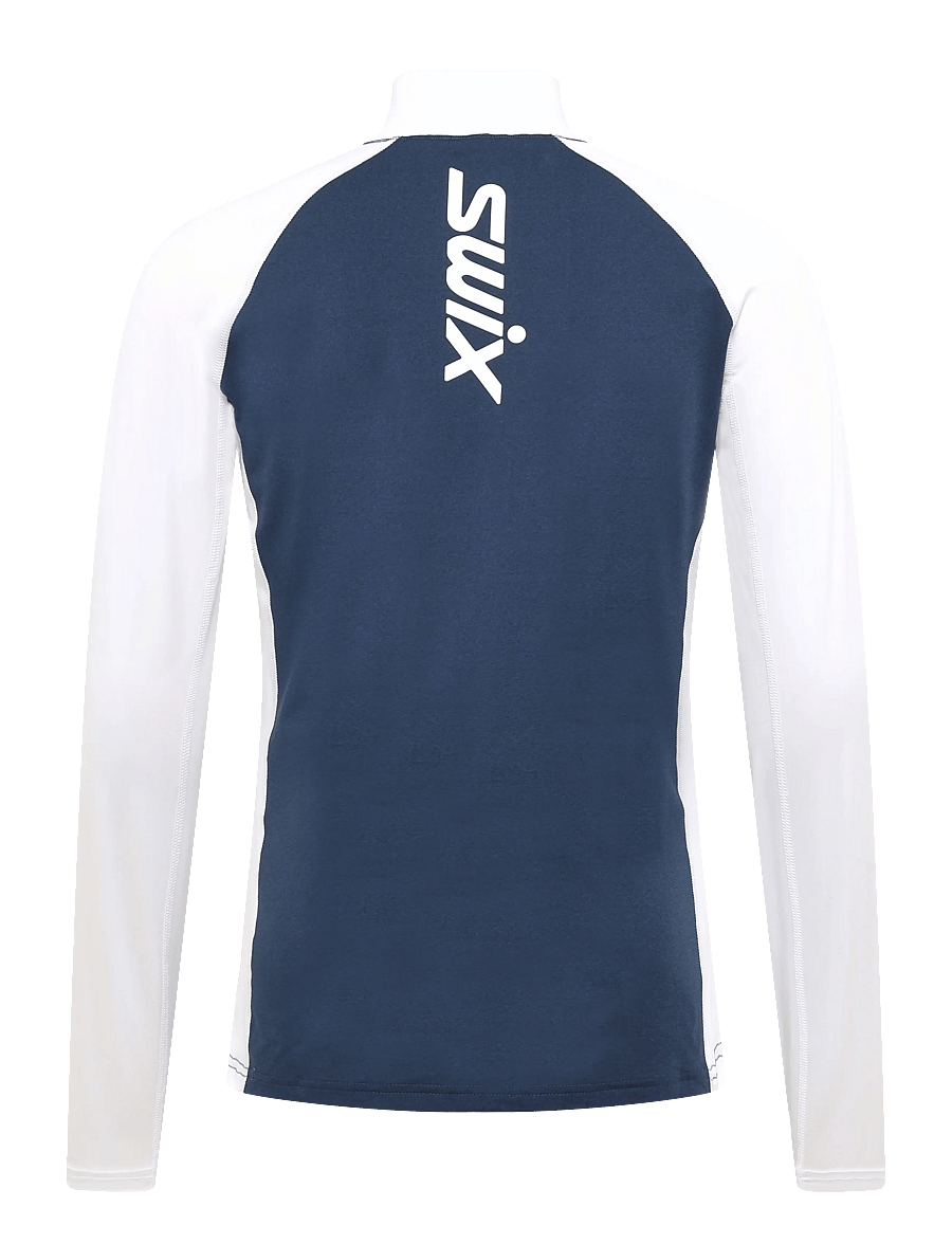 Swix - RaceX Dry Half Zip M - funktionsunterwäsche - oberteile - 72105-estate blue - 1