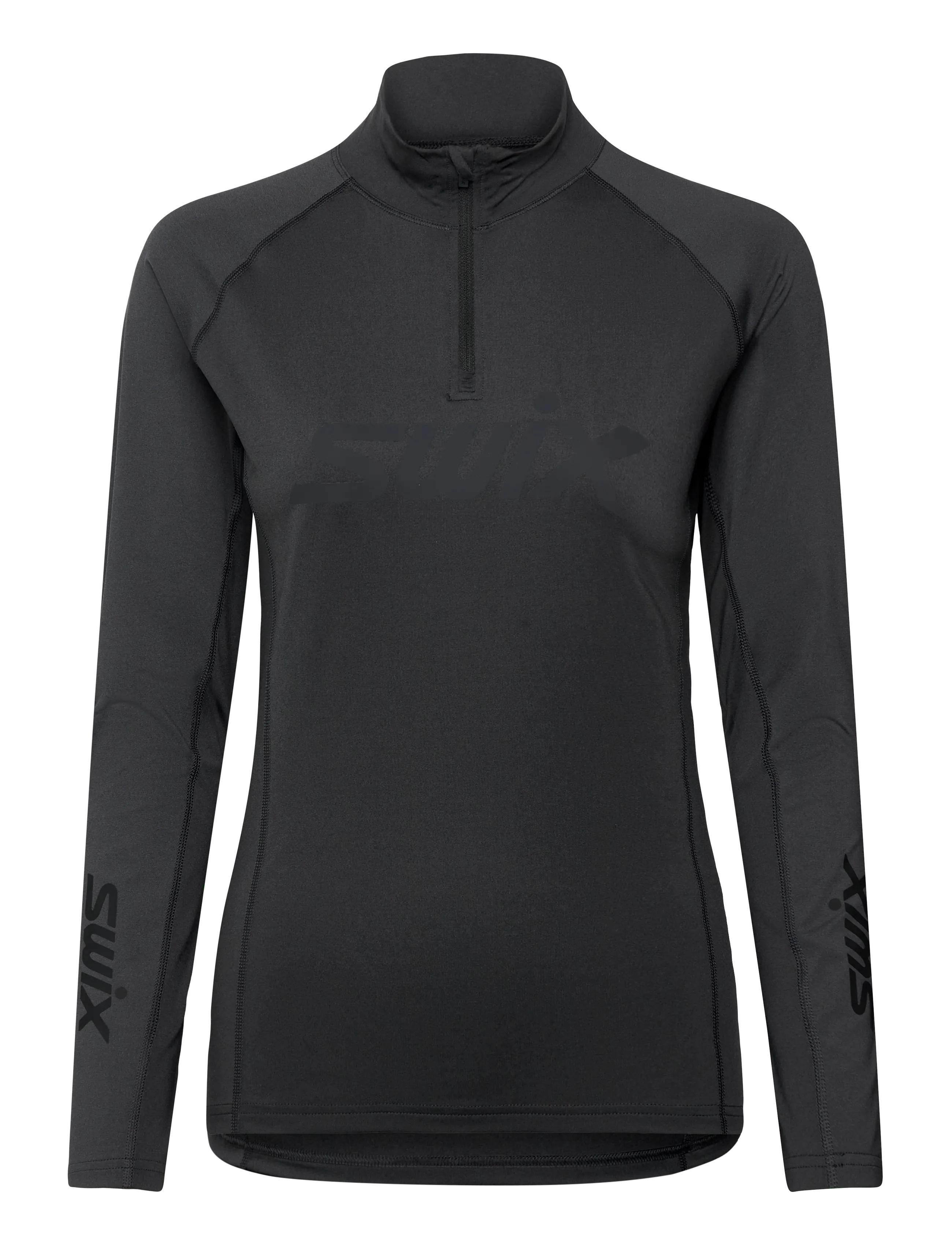 Swix RaceX Dry Half Zip W - Funktionsunterwäsche - 10120-JET BLACK / black