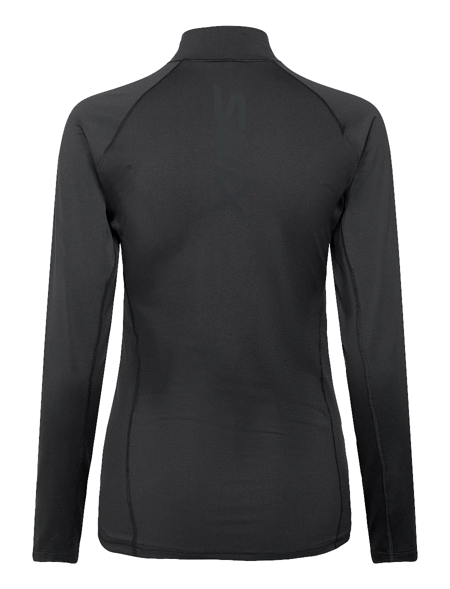Swix - RaceX Dry Half Zip W - funktionsunterwäsche - oberteile - 10120-jet black - 1
