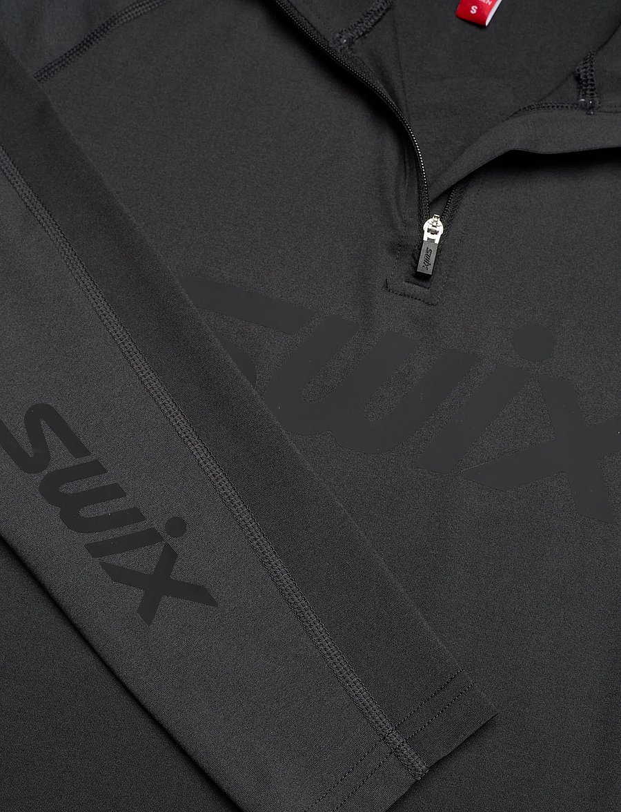 Swix - RaceX Dry Half Zip W - funktionsunterwäsche - oberteile - 10120-jet black - 2