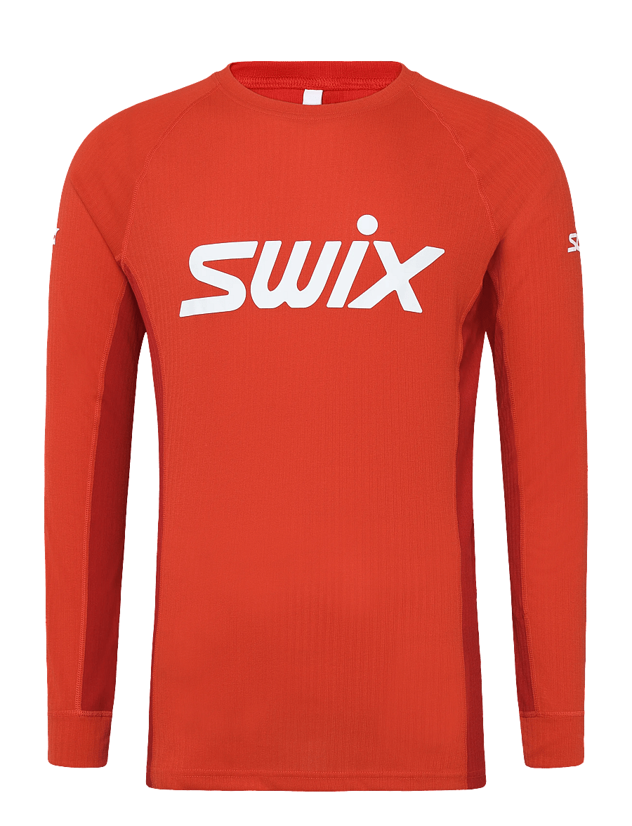 Swix - RaceX Classic Long Sleeve W - langærmede t-shirts - 99992-fiery red - 0