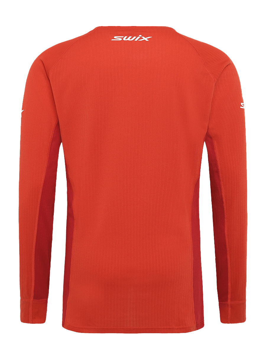 Swix - RaceX Classic Long Sleeve W - langærmede t-shirts - 99992-fiery red - 1