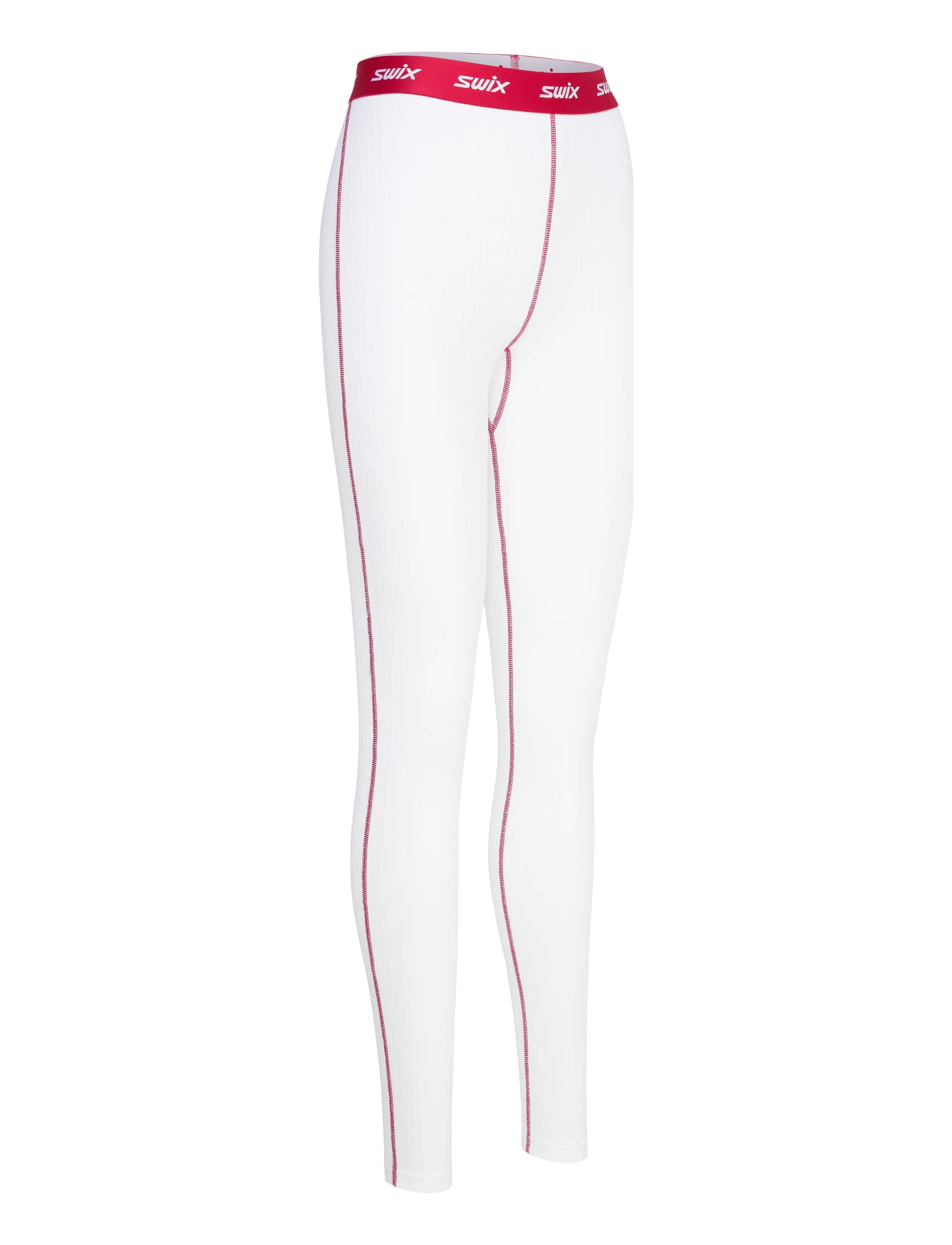 Swix - RaceX Classic Pants W - base layer bottoms - 00036-bright white/swix red - 2