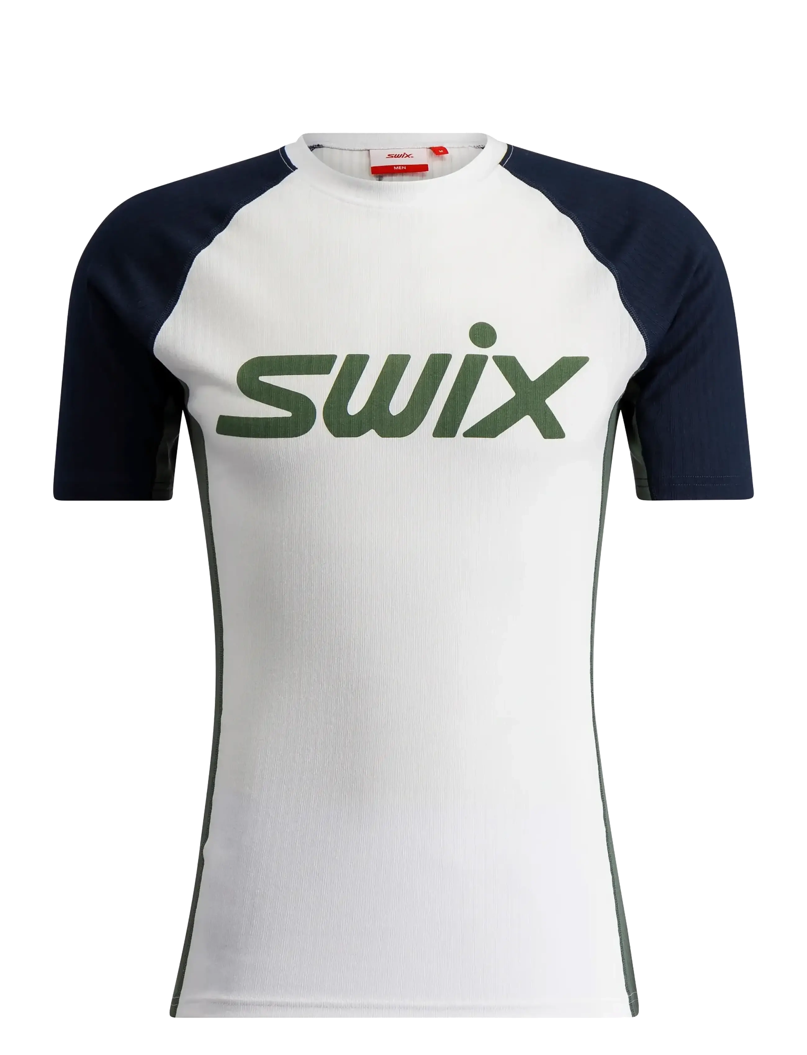 Swix RaceX Classic Short Sleeve M - Termotøj - 00044-BRIGHT WHITE/PINE / white