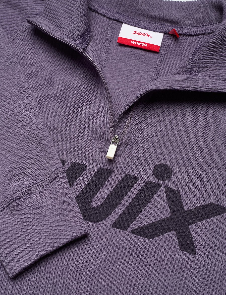 Swix - RaceX Merino Half Zip W - 80120-dusty purple - 2