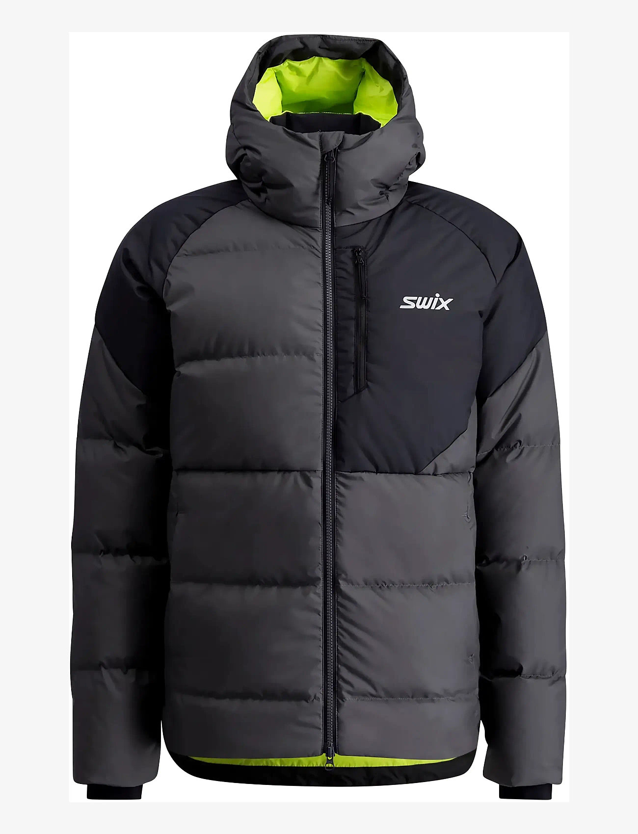 Swix - Focus Down Jacket M - ski jackets - 12207-magnet/black - 0