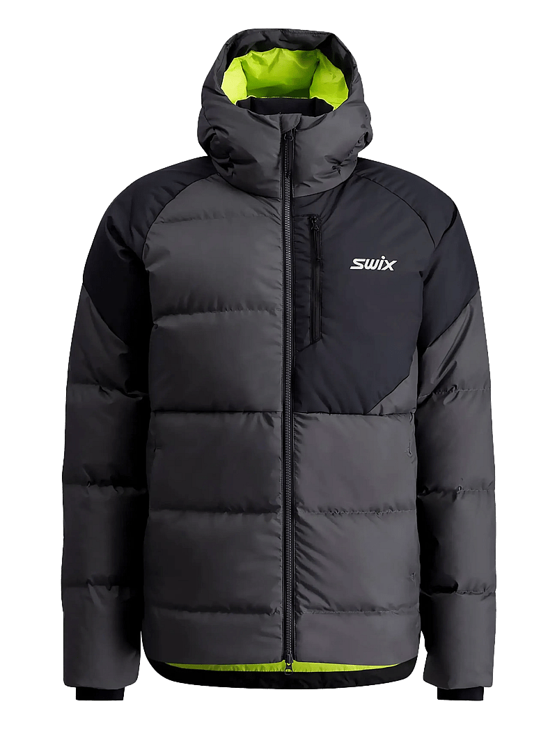 Swix - Focus Down Jacket M - friluftsjackor - 12207-magnet/black - 1