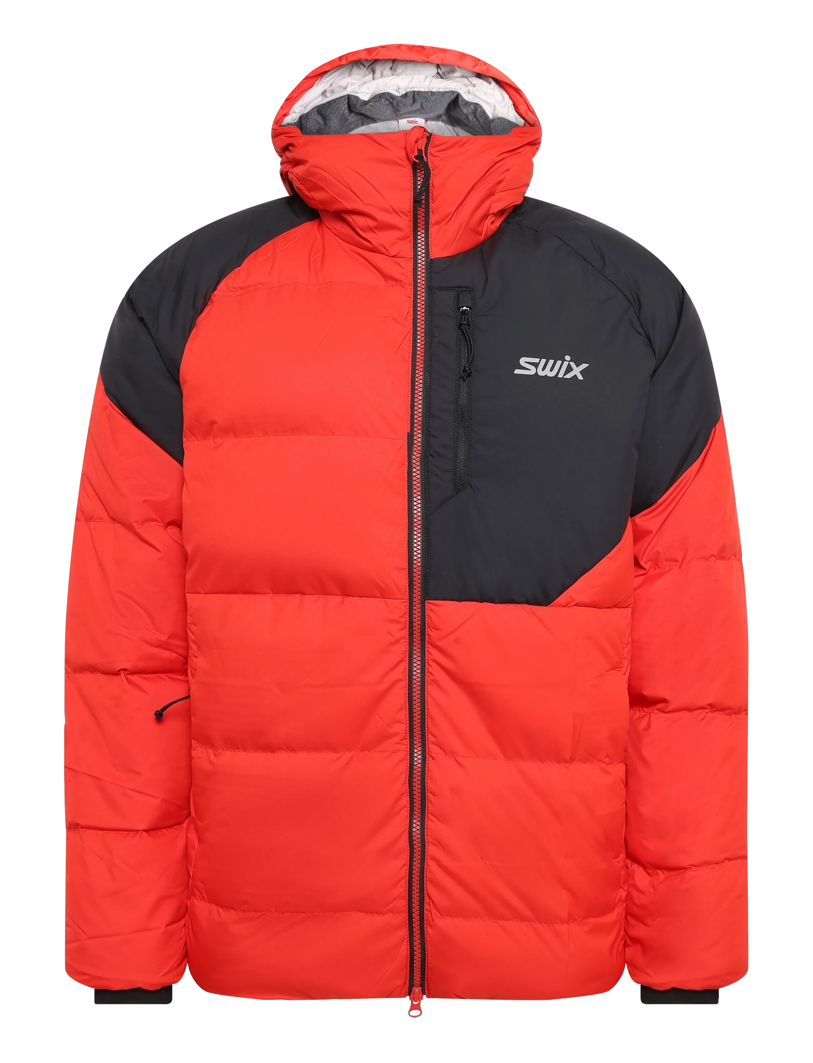 Swix Focus Down Jacket M - Jacken - 99983-FIERY RED/BLACK / red