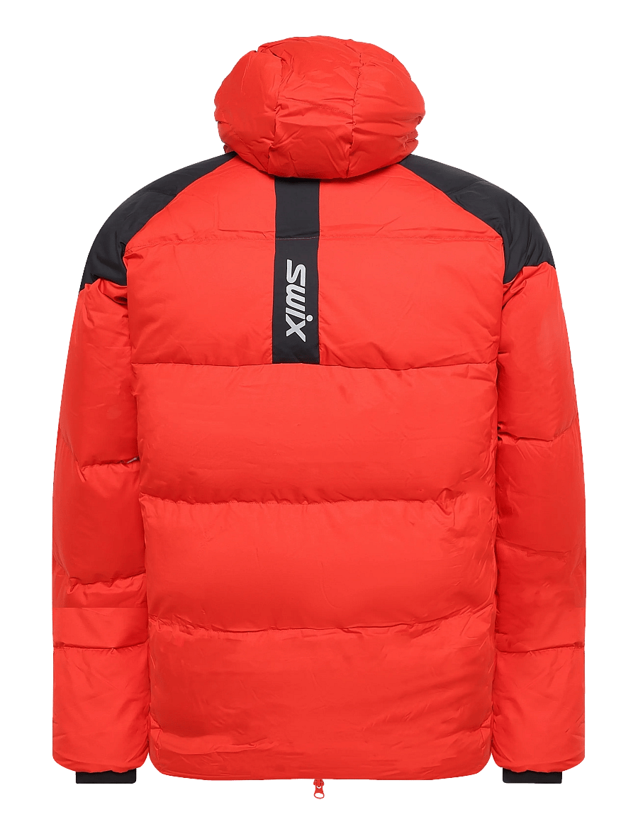Swix - Focus Down Jacket M - outdoor jacken - 99983-fiery red/black - 1