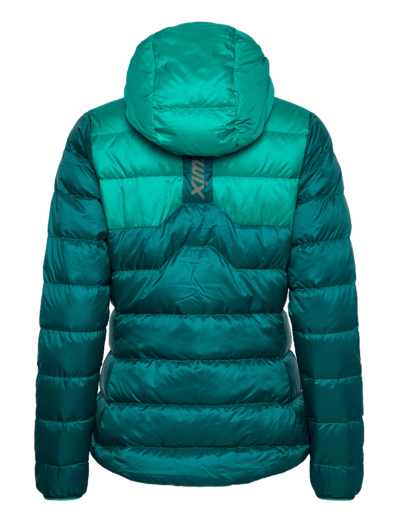 Swix - Infinity Down Jacket W - vinterjackor - 79051-dark teal/teal - 1