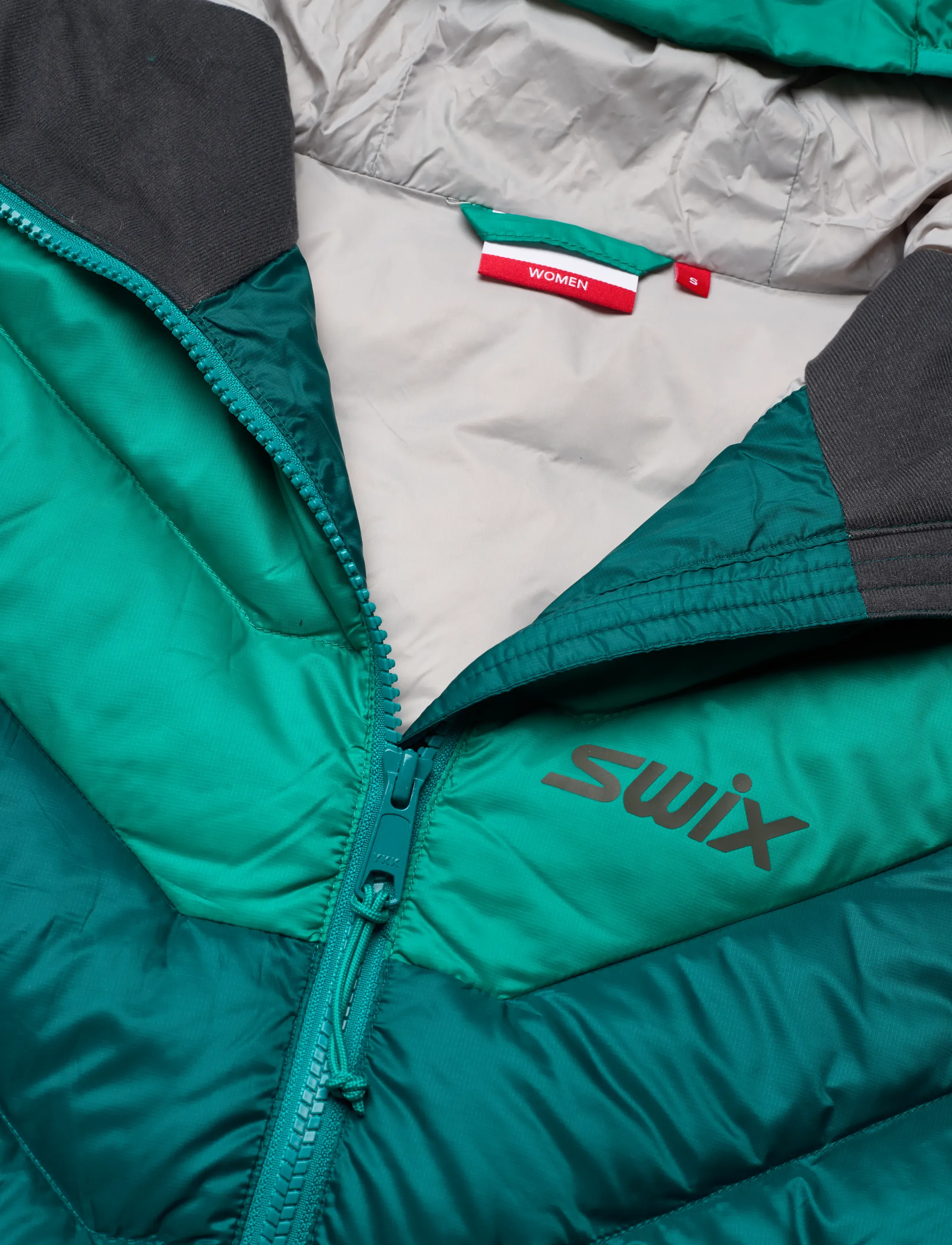 Swix - Infinity Down Jacket W - dunjakker - 79051-dark teal/teal - 2