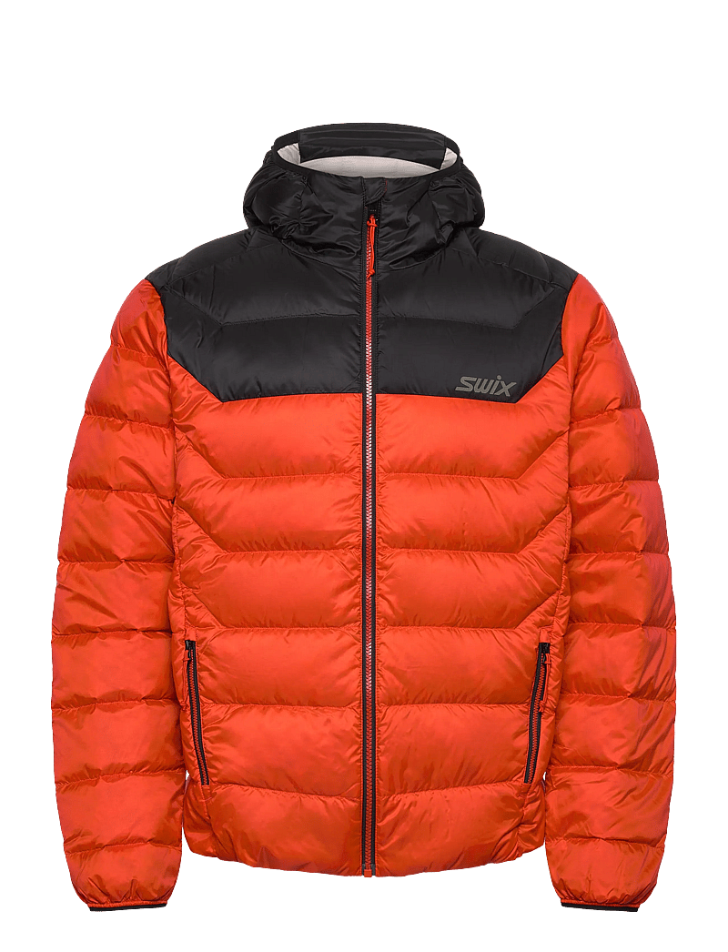 Swix - Infinity Down Jacket M - sportjacken - 80751-magma/black - 0