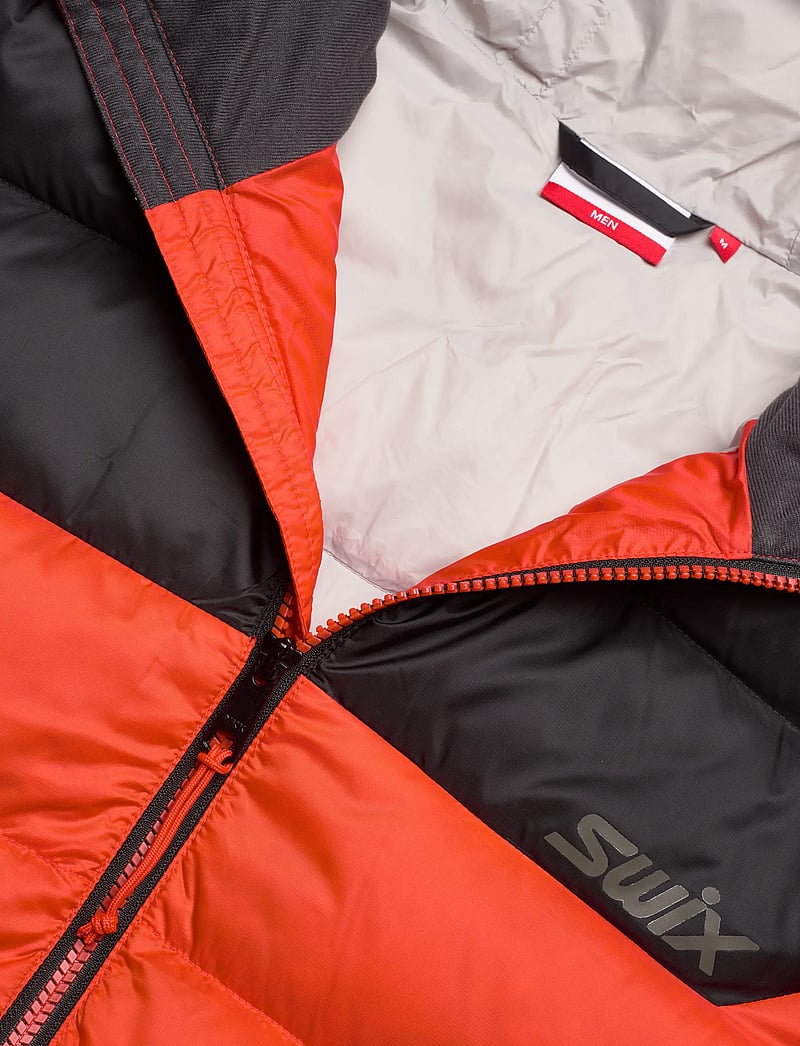 Swix - Infinity Down Jacket M - sportjacken - 80751-magma/black - 2