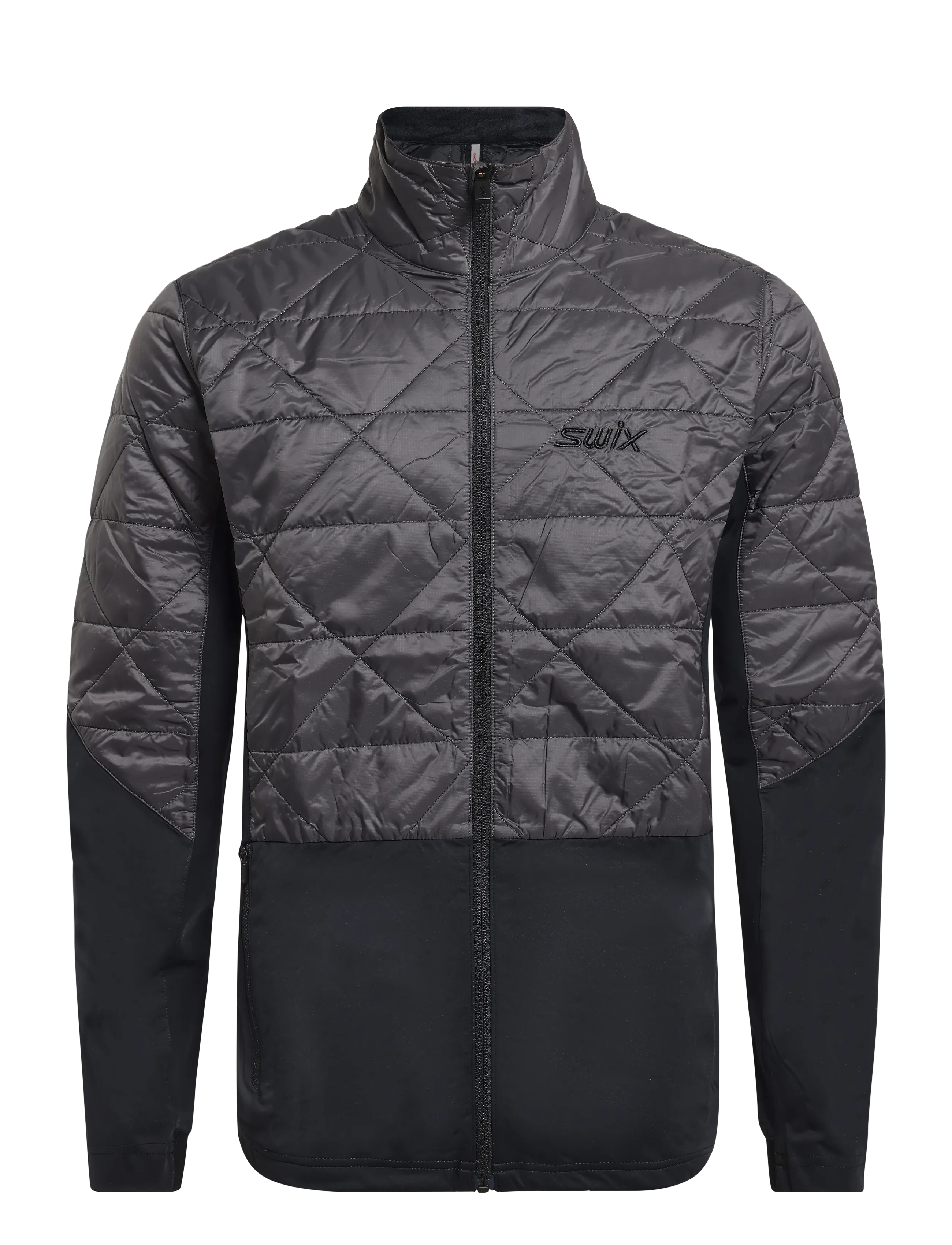 Swix Infinity Hybrid Insulated Jacket M - Kleidung - 12207-MAGNET/BLACK / grey
