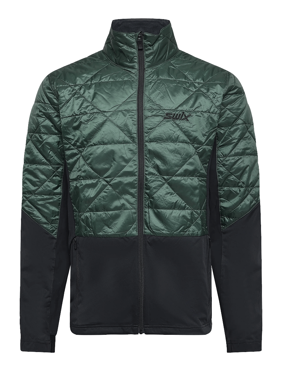 Swix - Infinity Hybrid Insulated Jacket M - outdoor jacken - 20603-forest/black - 0