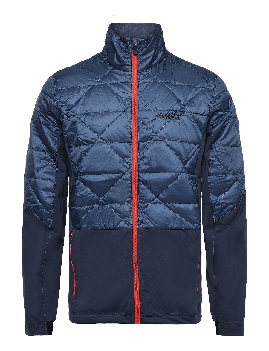 Swix - Infinity Hybrid Insulated Jacket M - outdoor jacken - 75404-lake blue/dark navy - 0