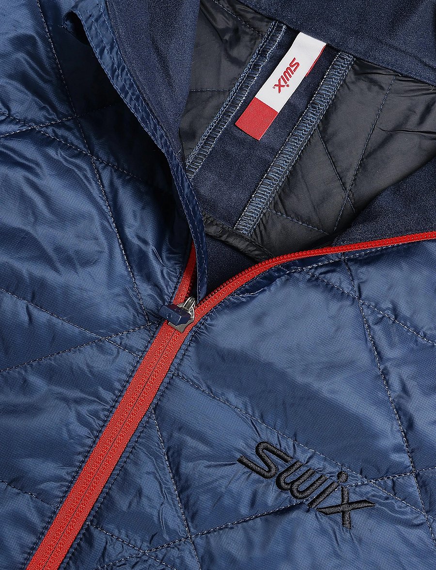 Swix - Infinity Hybrid Insulated Jacket M - outdoor jacken - 75404-lake blue/dark navy - 2