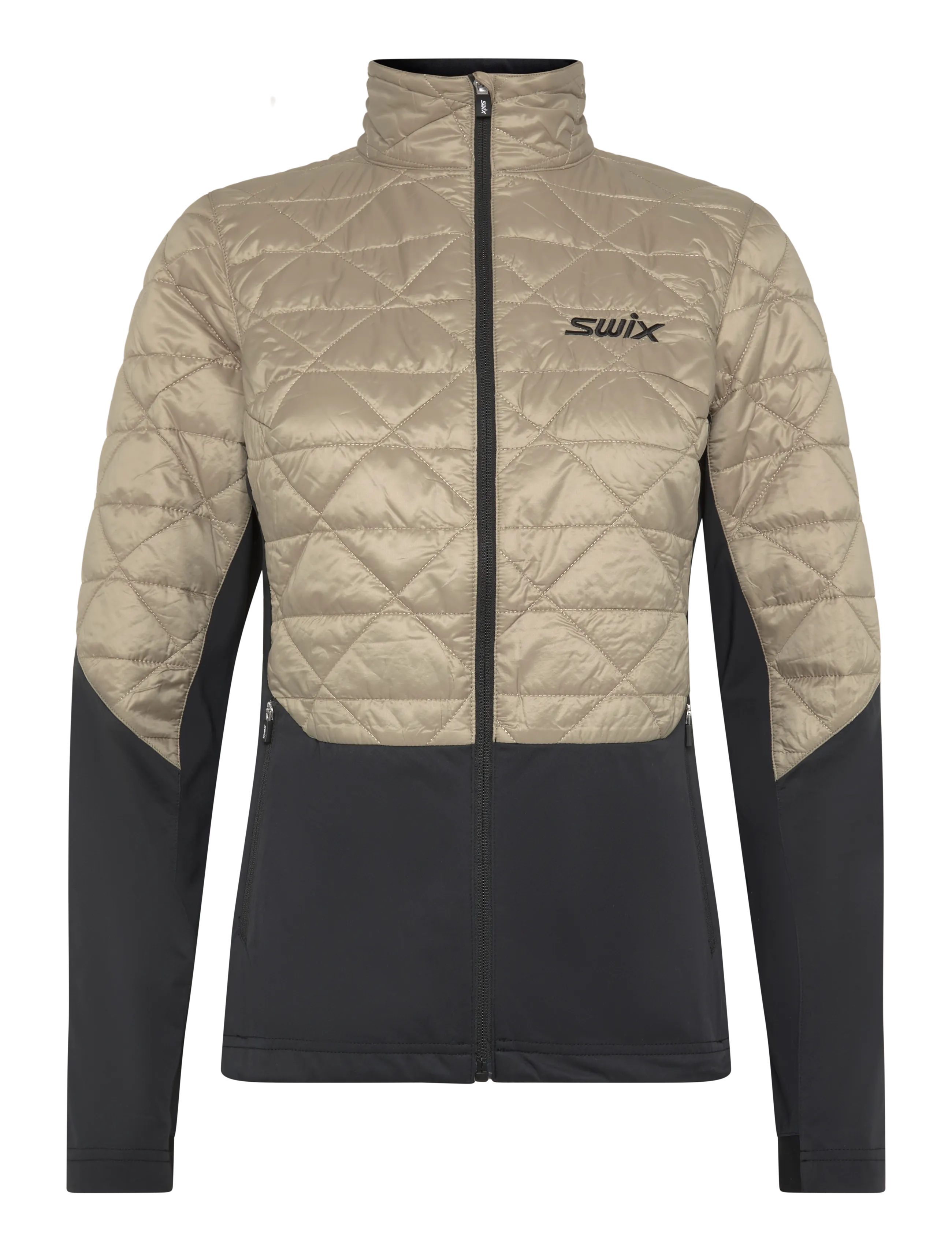 Swix Infinity Hybrid Insulated Jacket W - Jackets & Coats - 94601-DUNE/BLACK / beige