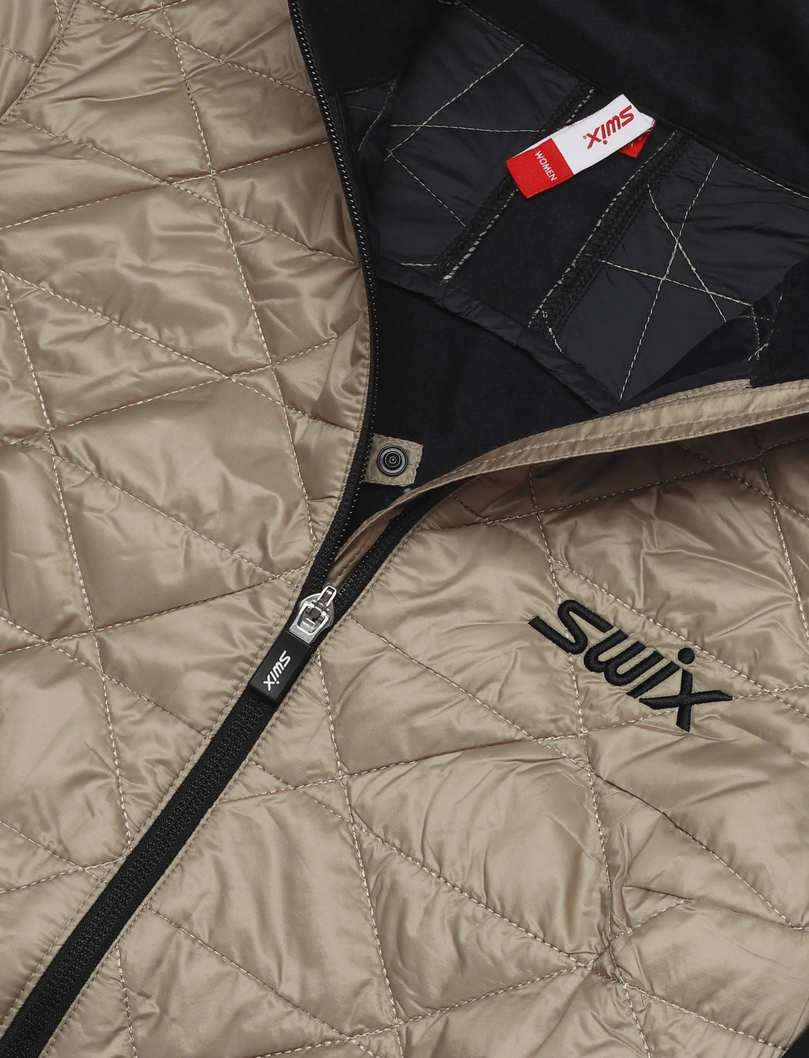 Swix - Infinity Hybrid Insulated Jacket W - välijoped - 94601-dune/black - 2