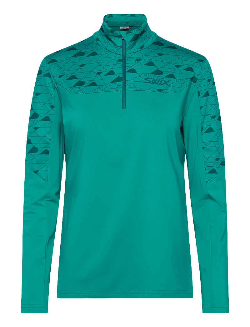 Swix - Infinity Light Half Zip W - oberteile - 79406-teal/dark teal - 0