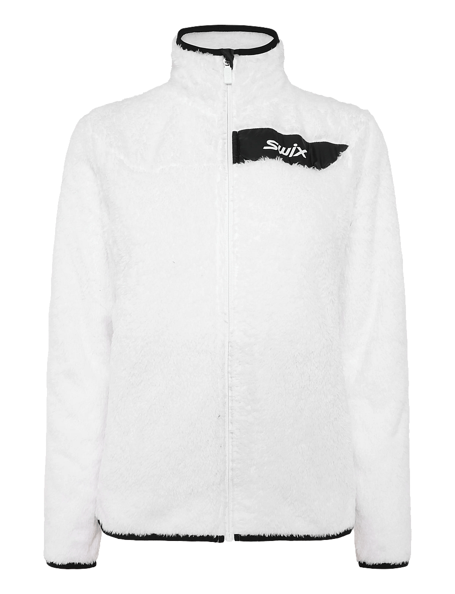 Swix - Infinity Pile Midlayer Full Zip W - kampsunid ja vahekihid - 00000-bright white - 0