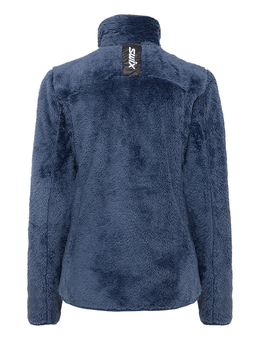 Swix - Infinity Pile Midlayer Full Zip W - oberteile - 75400-lake blue - 1