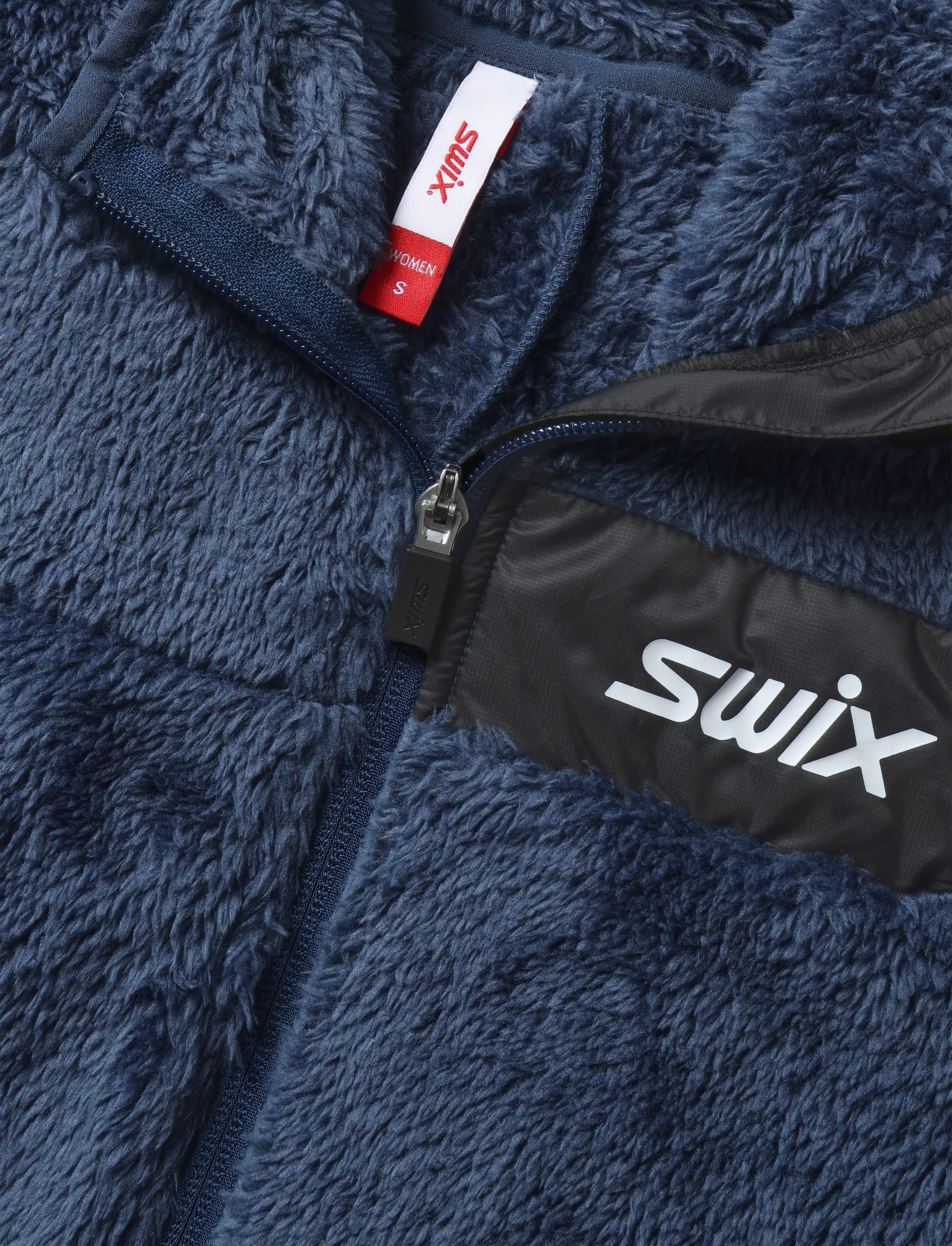 Swix - Infinity Pile Midlayer Full Zip W - fleecejacken - 75400-lake blue - 2