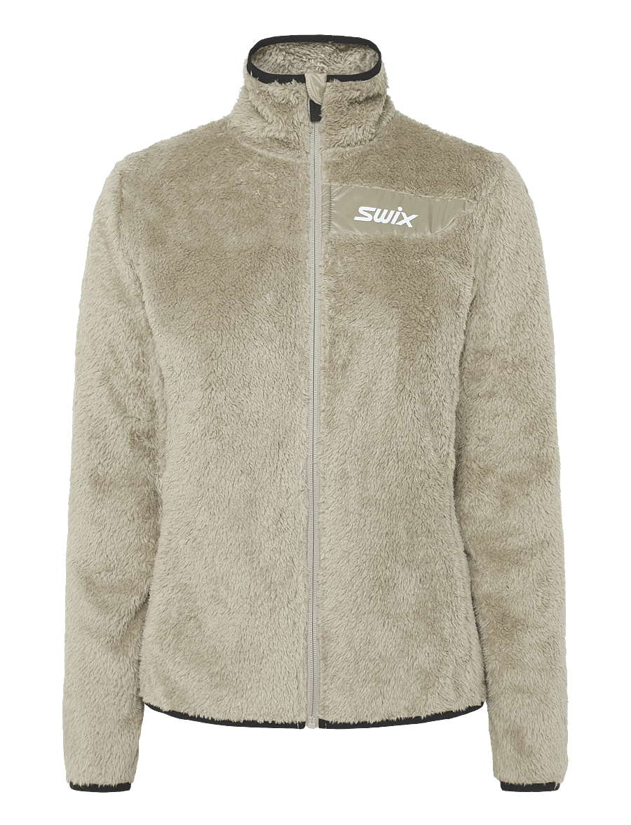 Swix - Infinity Pile Midlayer Full Zip W - oberteile - 94600-dune - 0