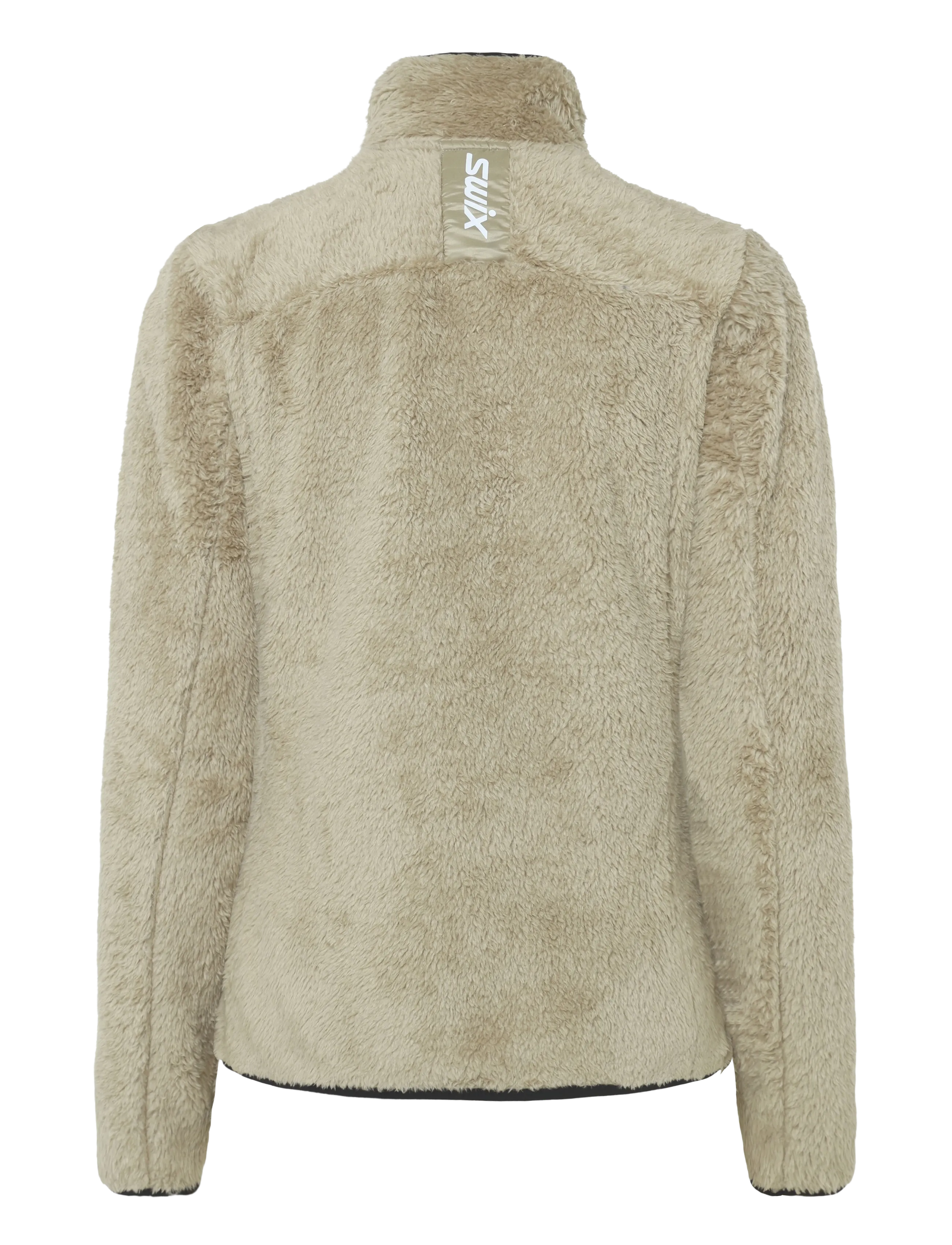 Swix - Infinity Pile Midlayer Full Zip W - mellanlager - 94600-dune - 1