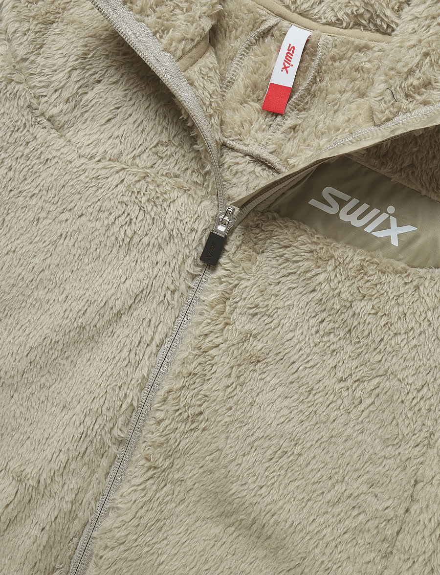 Swix - Infinity Pile Midlayer Full Zip W - oberteile - 94600-dune - 2