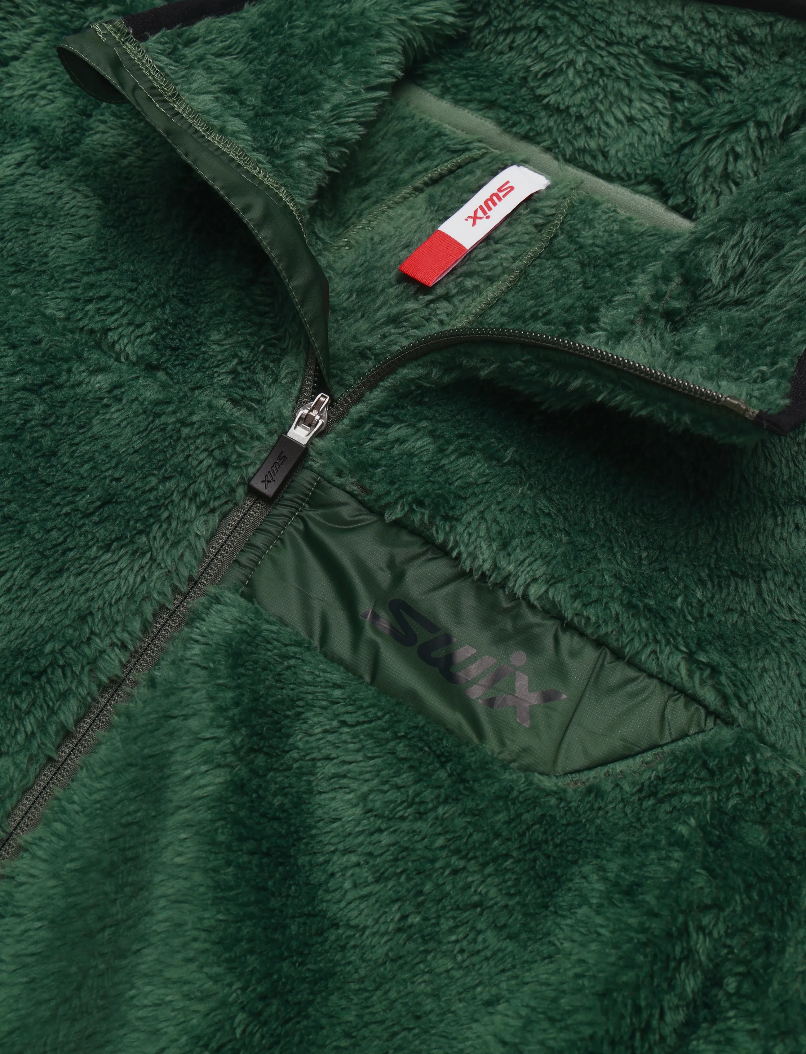 Swix - Infinity Pile Midlayer Full Zip M - fleece & midlayer - 62450-pine - 2