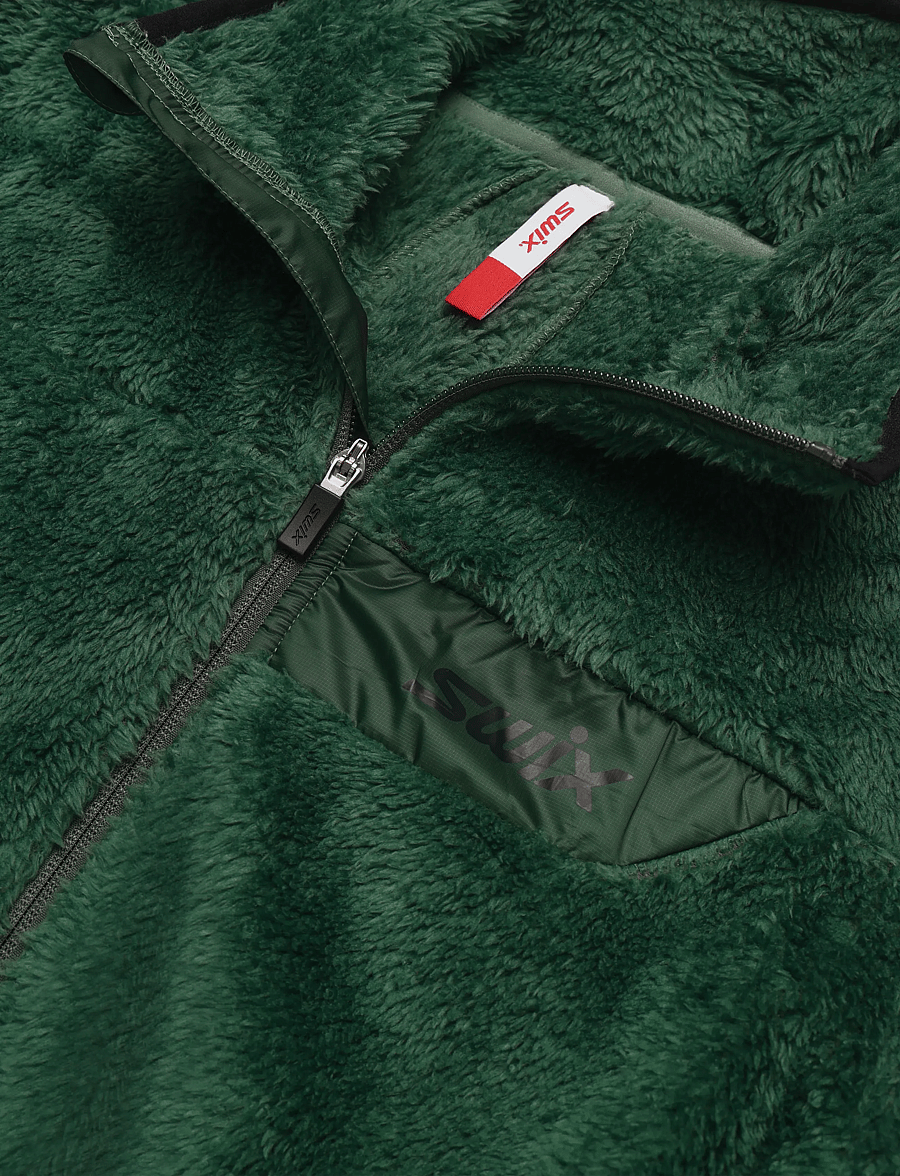Swix - Infinity Pile Midlayer Full Zip M - fleece & midlayer - 62450-pine - 2