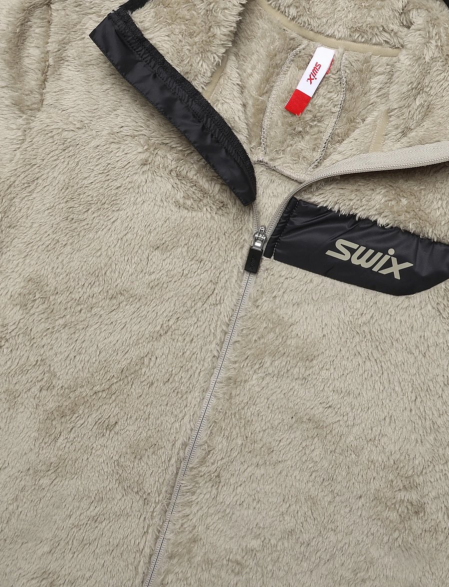 Swix - Infinity Pile Midlayer Full Zip M - fleece & mellanlager - 94600-dune - 2
