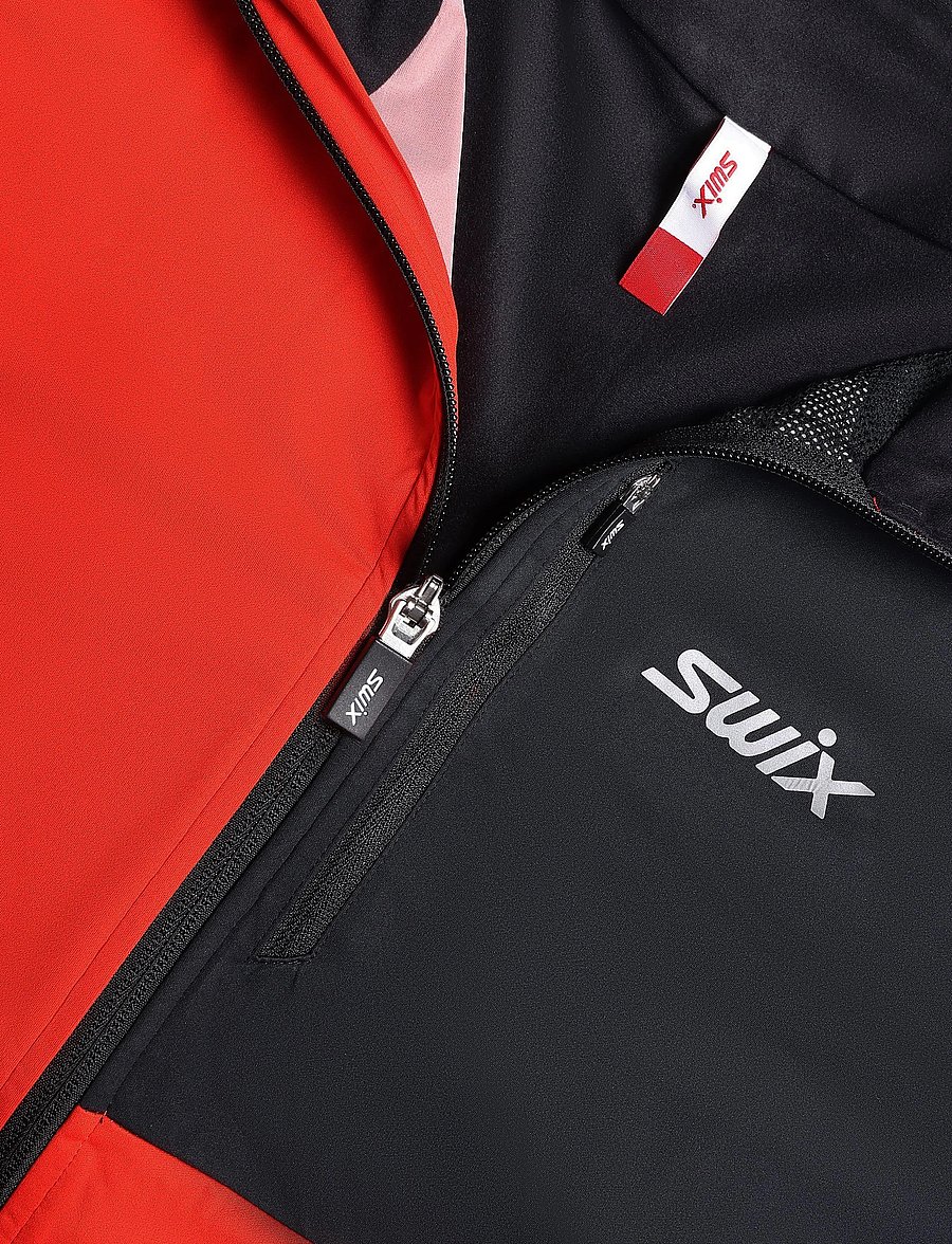 Swix - Focus Jacket M - 99983-fiery red/black - 2
