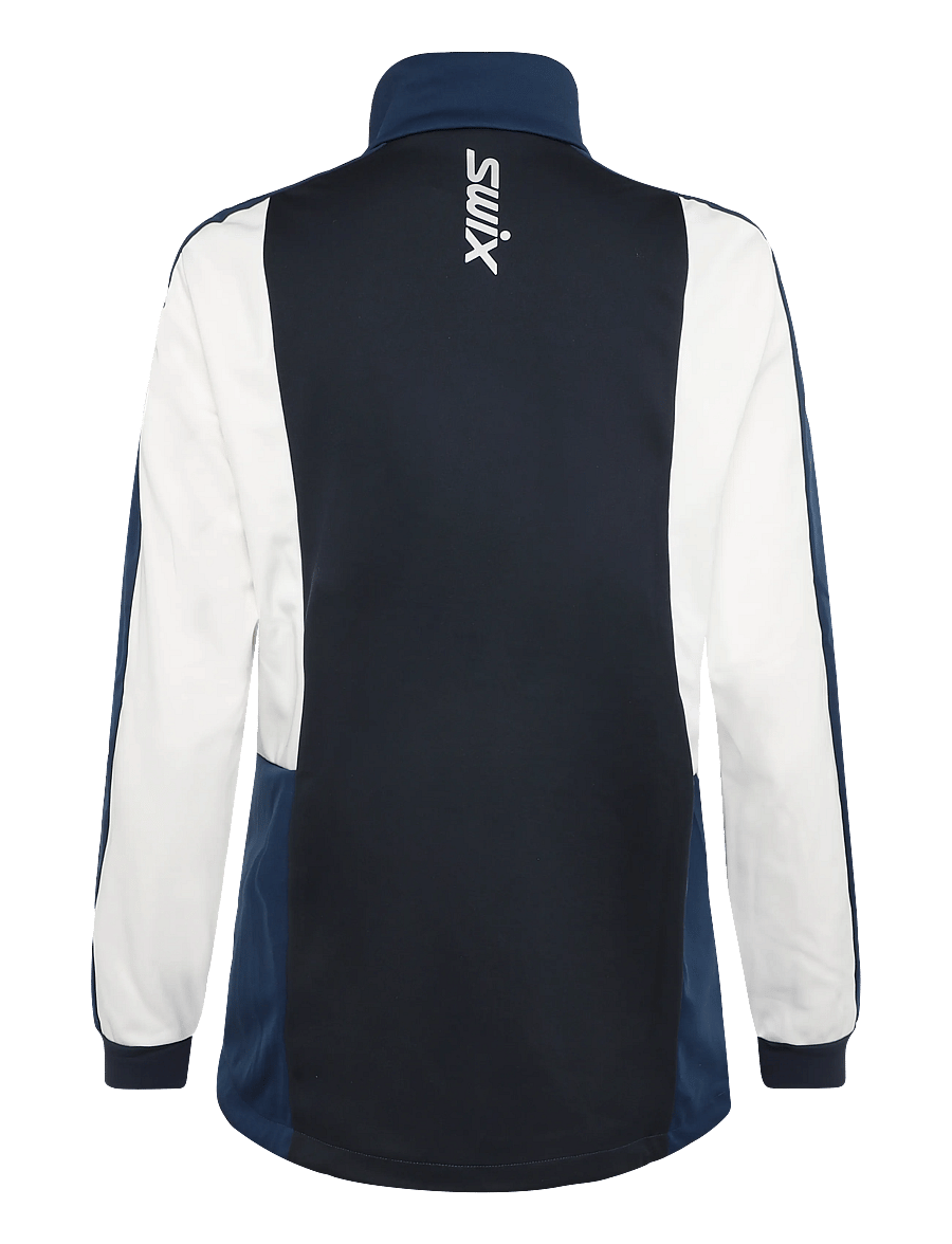 Swix - Cross Jacket W - skitøj - 72111-estateblue/white - 1