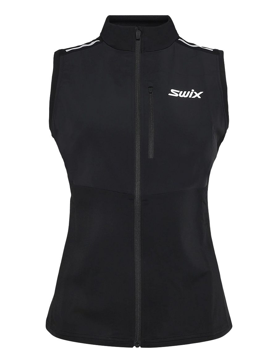 Swix - Focus Warm Vest W - overtøj - 10000-black - 0