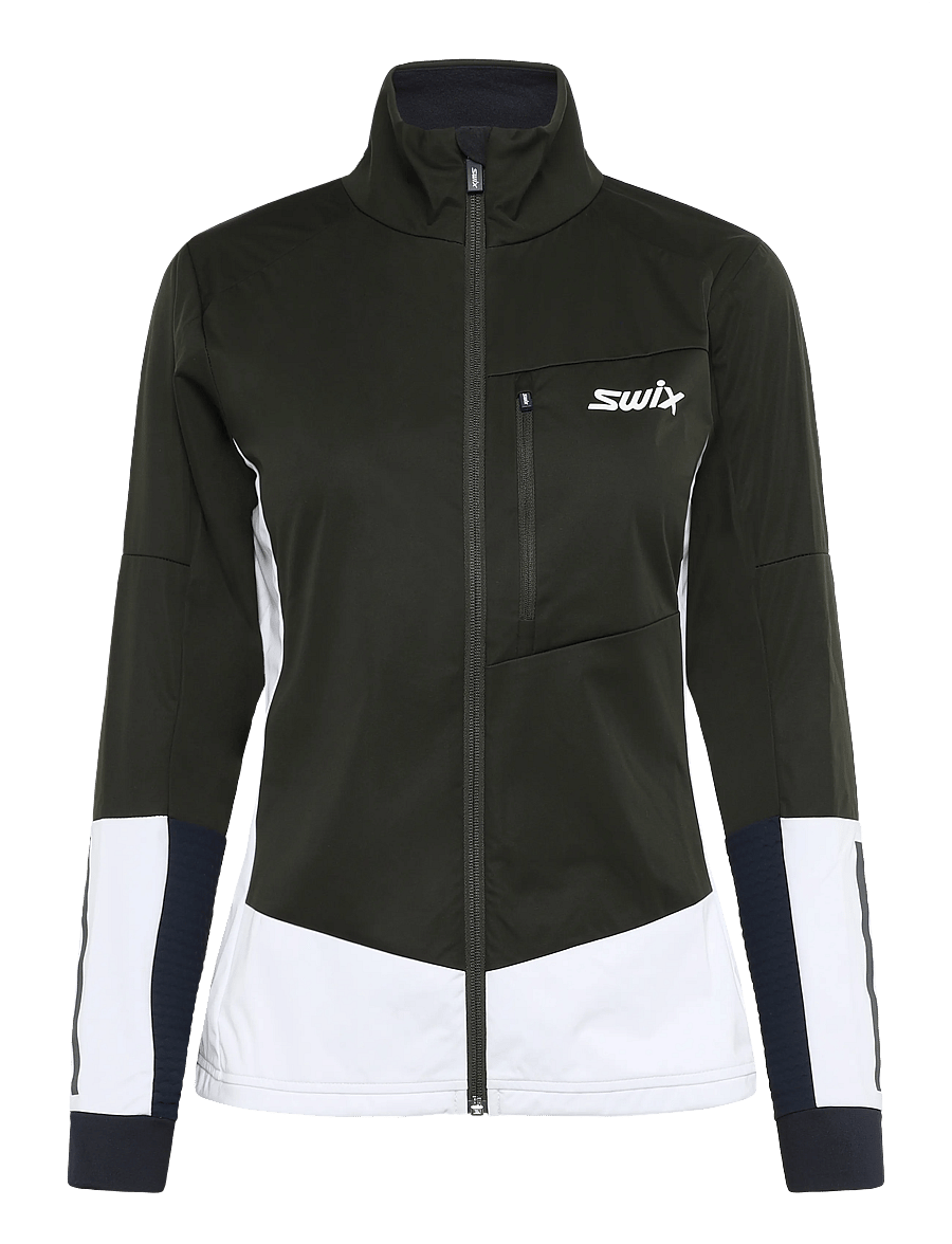 Swix - Nordic XC Jacket W - skitøj - 48102-olive/bright white - 0