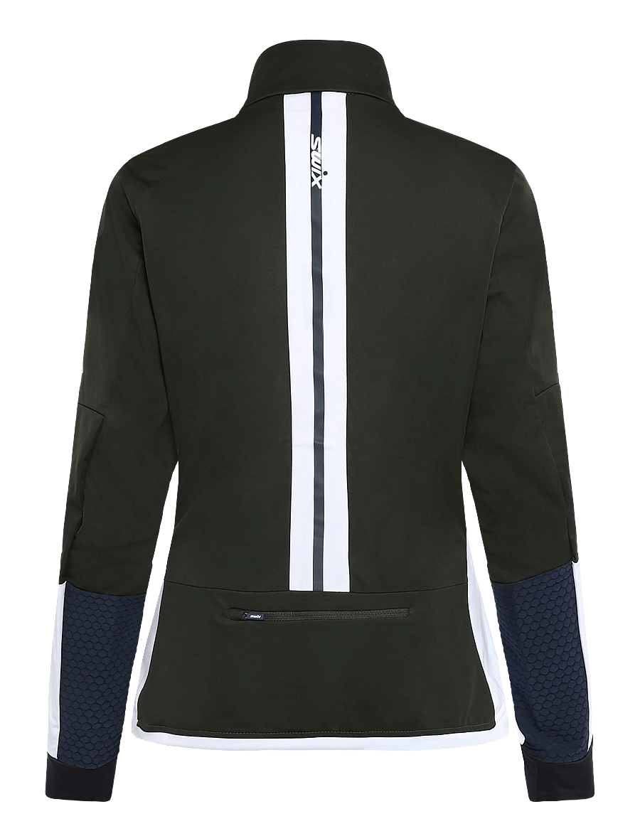 Swix - Nordic XC Jacket W - skitøj - 48102-olive/bright white - 1
