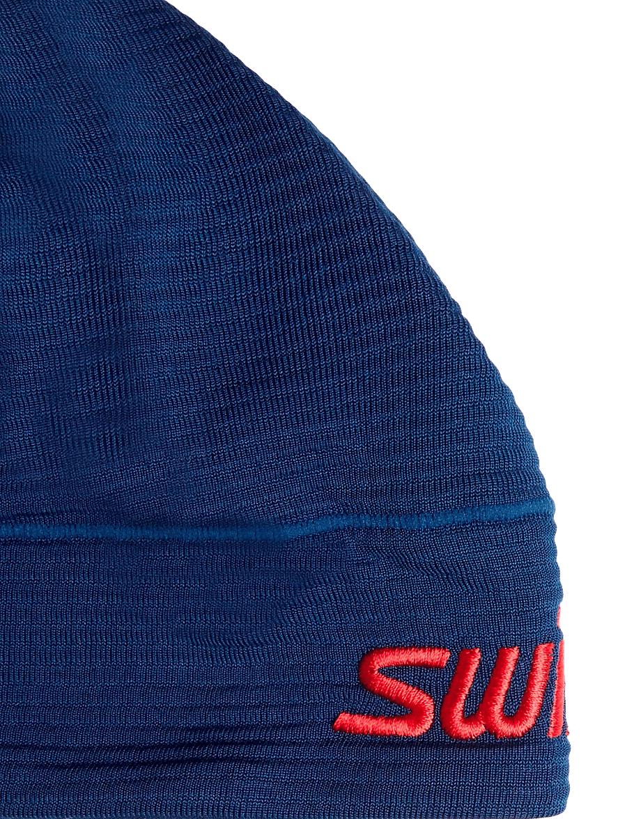 Swix - Heat Wool Beanie - mössor - estate blue - 2